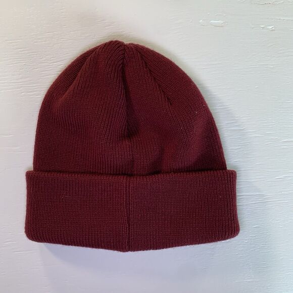 Adidas Originals Knit Unisex Trefoil Winter Fall Ski Beanie Hat One Size Red - Picture 4 of 7